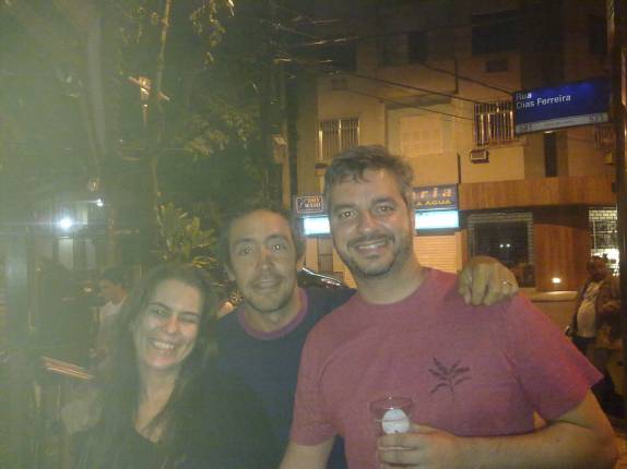 Night no Belmonte do Leblon, no Rio de Janeiro - RJ, com o Fabinho e Denise